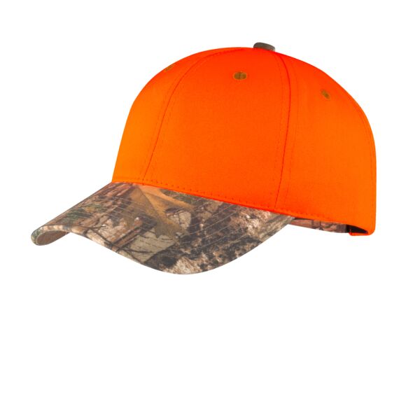 Enhanced Visibility Cap with Camo Brim Thumbnail